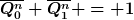 [latex]\overline{Q_0^n} \overline{Q_1^n} = 1[/latex]