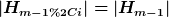 [latex]|H_{m-1,i}|=|H_{m-1}|[/latex]