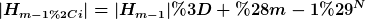 [latex]|H_{m-1,i}|=|H_{m-1}|= (m-1)^N[/latex]
