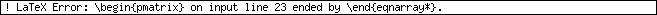 [latex]B = \begin{pmatrix} 1 & 0 & ... \\ 0 & 0 & ... \\ ... & ... & ...  \end{pmatrix}  [/latex]