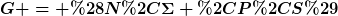 [latex]G = (N,\Sigma ,P,S)[/latex]