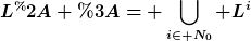 [latex]L^* := \bigcup_{i\in\mathbb N_0} L^i[/latex]