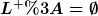 [latex]L^+:=\emptyset[/latex]