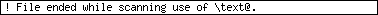 [latex]L = \{w \in \Sigma^* | \text{ - hier Bedingung f&uuml;r w einsetzen - }\}[/latex]
