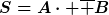 [latex]S=A\cdot \overline B[/latex]