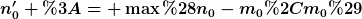 [latex]n_0' := \max(n_0-m_0,m_0)[/latex]