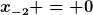 [latex]x_{-2} = 0[/latex]