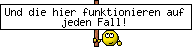 Und die hier funktionieren auf jeden Fall!