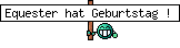  Equester hat Geburtstag !