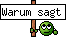 Warum sagt