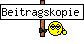 Beitragskopie