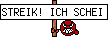 STREIK! ICH SCHEI&szlig; AUF DIE PENSIONSREFORM!!